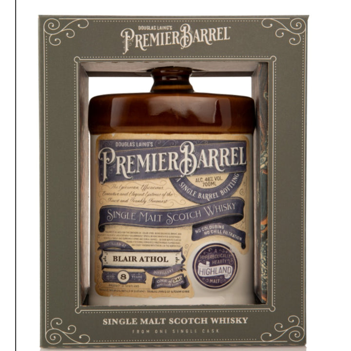 Critique du whisky écossais single malt Blair Athol 8 ans (Douglas Laing Premier Barrel)