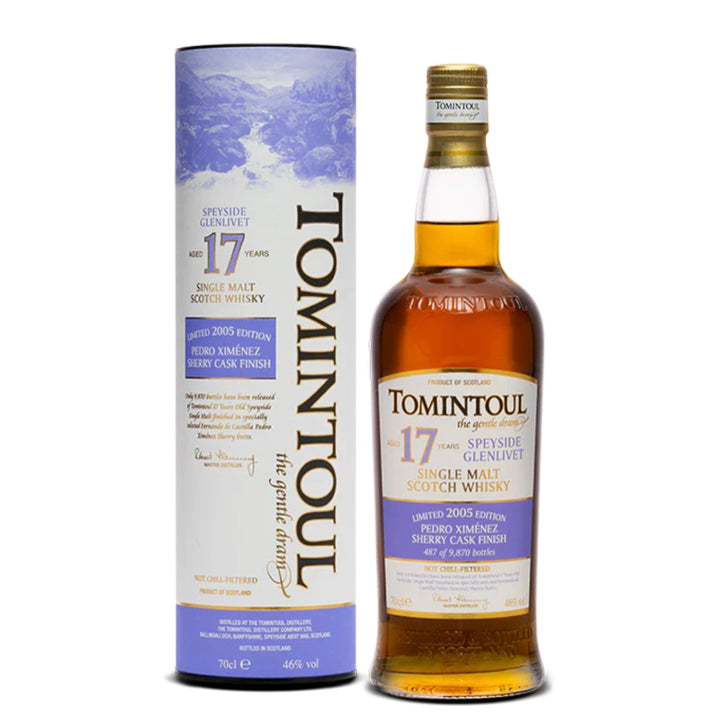 Tomintoul 17 Year Old PX Sherry Single Malt Scotch Whisky Review