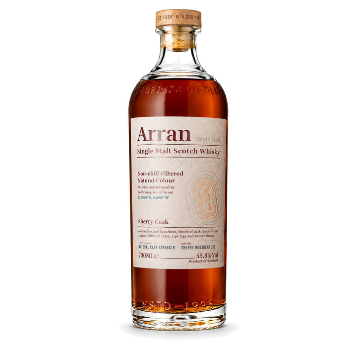 Revue du whisky écossais single malt Arran Bodega Sherry Cask 