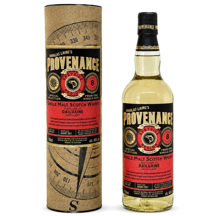Évaluation du whisky écossais single malt Dailuaine 8 ans (origine Douglas Laing)