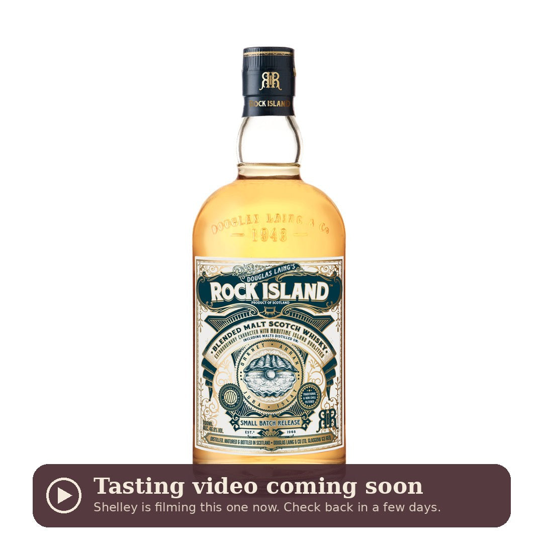 Rock Island Blended Malt, tasting video coming soon