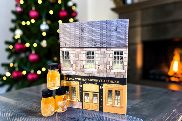 12 Day Scotch Whisky Advent Calendar.  12 Premium Scotch Whiskies with Online Tasting Videos