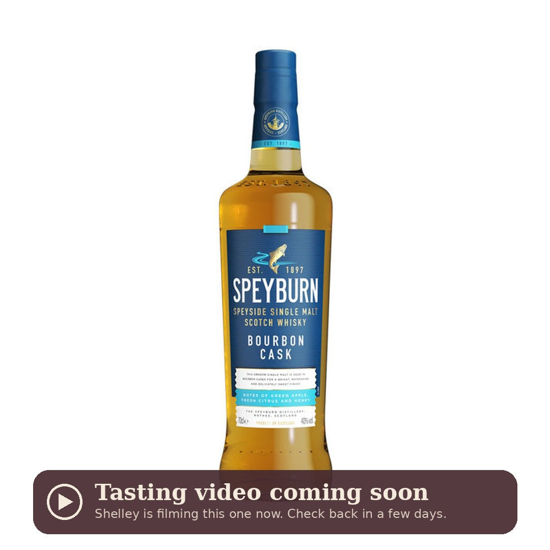 Speyburn Bourbon Cask, tasting video coming soon