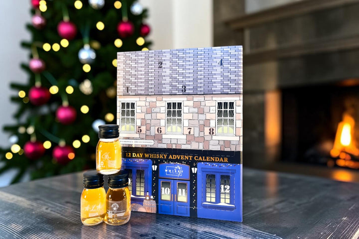 12 Day American Whiskey Advent Calendar.  12 Premium American Whiskies and Bourbons with Tasting Videos