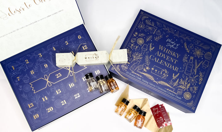 25 Day Scotch Whisky Advent Calendar. Includes Christmas Cracker for Day 25 & Tasting Videos