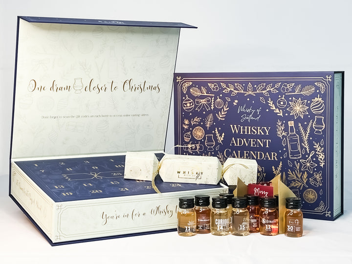 25 Day Scotch Whisky Advent Calendar. Includes Christmas Cracker for Day 25 & Tasting Videos