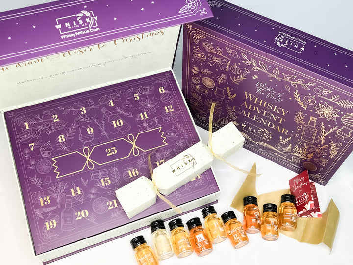 Whisky Advent Calendar - 25 Days. Whisky From Round the World. Includes Christmas Cracker & Online Videos
