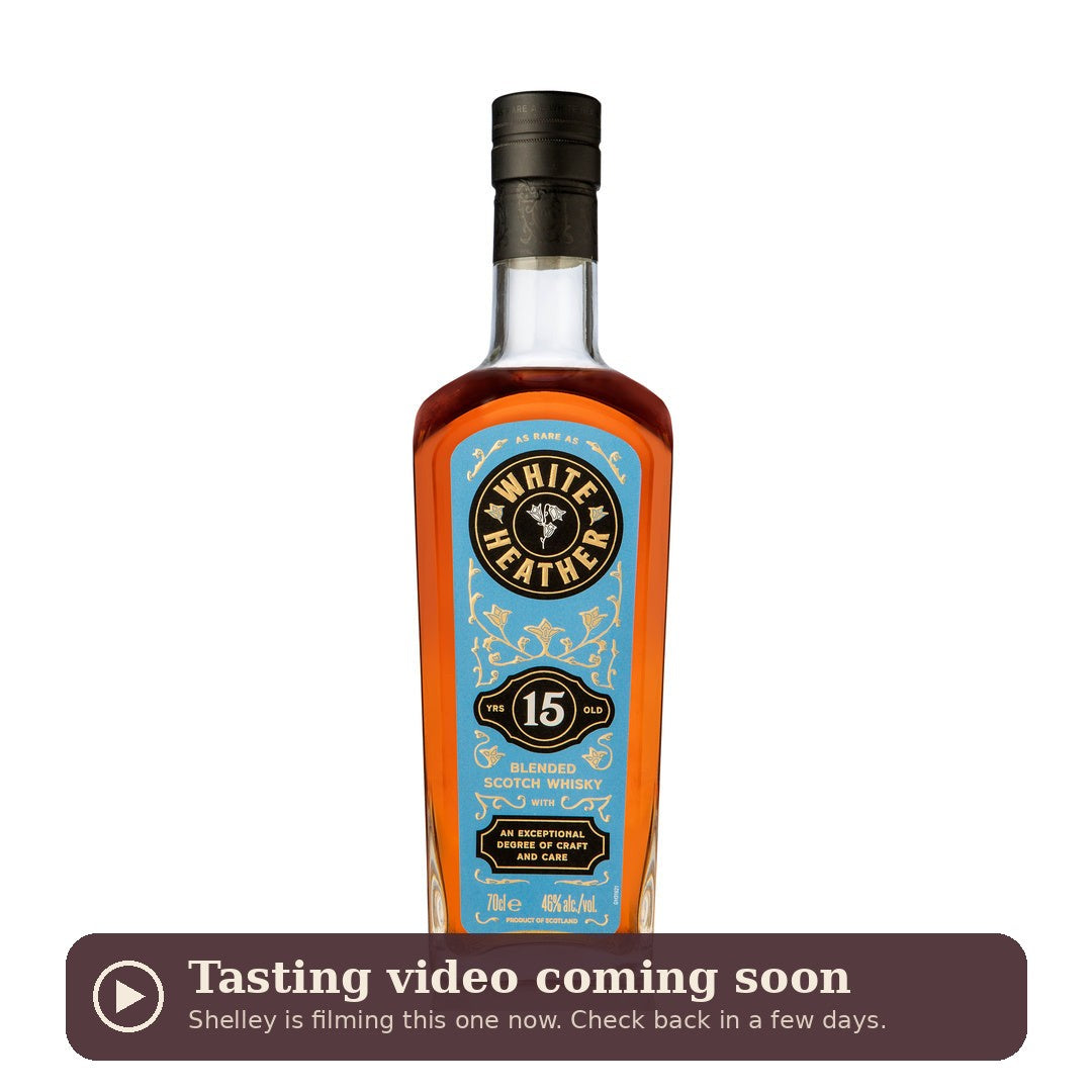 White Heather 15 Year Old, tasting video coming soon