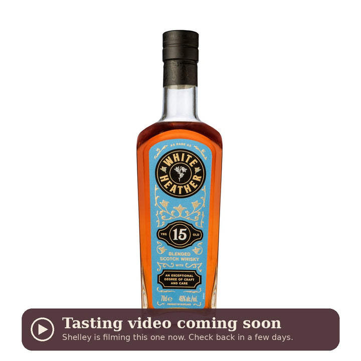 White Heather 15 Year Old, tasting video coming soon